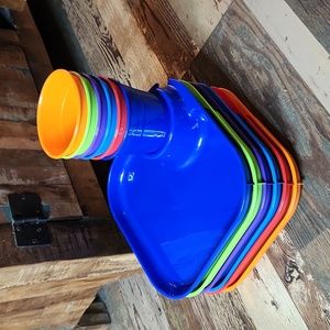 Great Plate 10 piece Square Food &Beverage Set